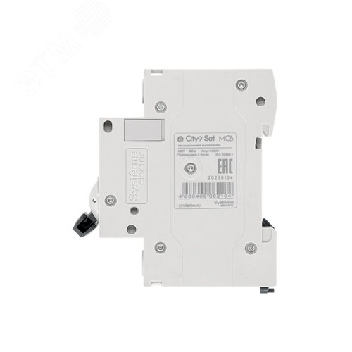 Выключатель автоматический двухполюсный 6А С 4.5kA 230В City9 Set - фото 4