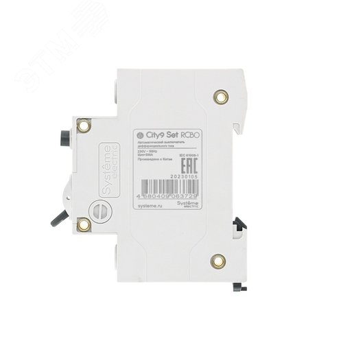 Выключатель автоматический дифференциального тока (Автоматический выключатель дифференциального тока АВДТ) 1P+N С 10А 4.5kA 10мА Тип-A 230В City9 Set - фото 4
