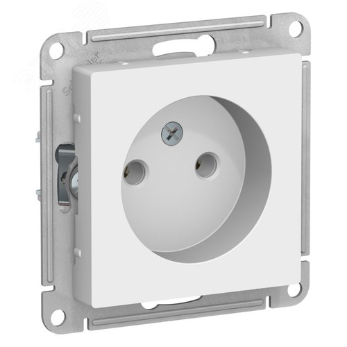 ATLASDESIGN РОЗЕТКА без заземления без шторок, 16А, механизм, ЛОТОС - фото 1
