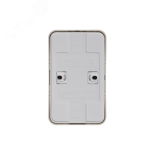 Розетка открытой установки BLANCA двойная с заземлением со шторками, с изолирующей пластиной, 16А, 250В, бежевый - фото 3