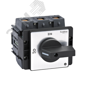 Изображение товара ВЫКЛЮЧАТЕЛЬ-РАЗЪЕДИНИТЕЛЬ 3P 175A С ЧЁРНОЙ РУКОЯТКОЙ НА ДВЕРЦУ 4 ВИНТАМИ (шт)