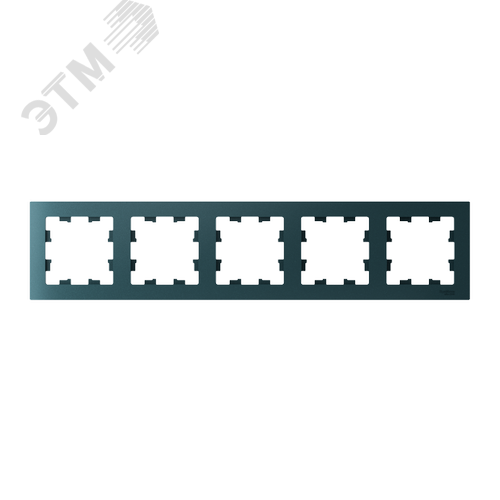 Рамка пятипостовая ATLASDESIGN универсальная изумруд - фото 2