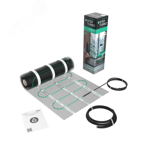 Изображение товара Теплый пол (мат нагревательный) STEP TURBO STM200010, 200 Вт/м2, 200 Вт, 1 м2 (шт)