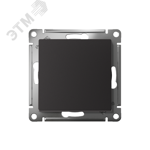 Переключатель перекрестный ATLASDESIGN схема 7 10АХ механизм карбон - фото 2