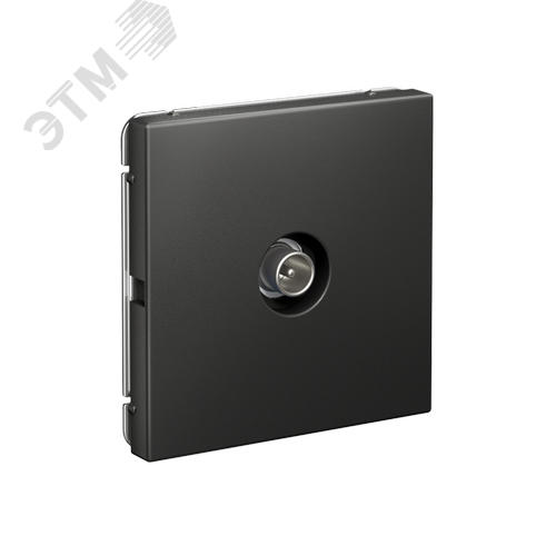 ARTGALLERY TV ТВ розетка оконечная 1DB, механизм, базальт - фото 2