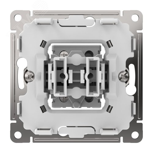 ARTGALLERY 2-клавишный ВЫКЛЮЧАТЕЛЬ КНОПОЧНЫЙ, 10АХ, механизм, быстрозажимные клеммы, БАЗАЛЬТ - фото 5