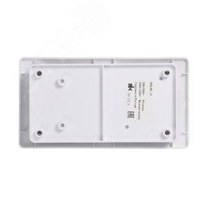 Блок: розетка + выключатель двухклавишный белый GSL000172 Systeme Electric - 6