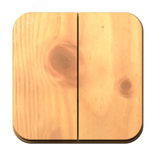 Изображение товара BLANCA двухклавишный выключатель наружный (cх.5), 10A, 250B, ясень (шт)