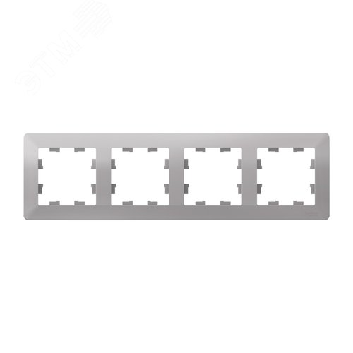 ATLASDESIGN AIR 4-постовая РАМКА, АЛЮМИНИЙ/дымчатый черный - фото 2