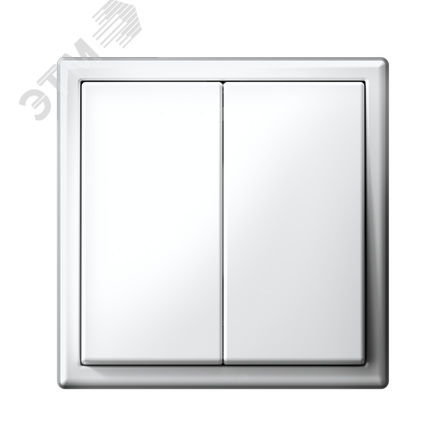 ARTGALLERY 2-клавишный ВЫКЛЮЧАТЕЛЬ КНОПОЧНЫЙ, сх.2, 10А, механизм, ЛОТОС - фото 6