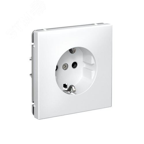 ARTGALLERY РОЗЕТКА с заземлением, 16А, механизм, быстрозажимные клеммы, лотос - фото 2