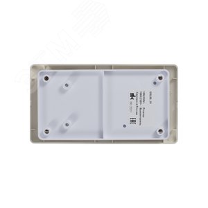 Блок: розетка + выключатель трехклавишный бежевый GSL000276 Systeme Electric - 8