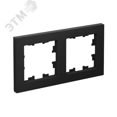 Изображение товара Рамка двухпостовая ATLASDESIGN универсальная карбон (шт)