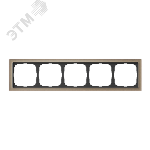 ARTGALLERY PURE 5-постовая РАМКА, ОРГАНИЧЕСКОЕ СТЕКЛО ШАМПАНЬ - фото 2