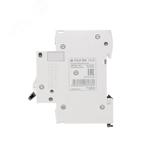 Выключатель автоматический однополюсный 16А B 4.5kA 230В City9 Set - фото 4
