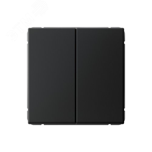 Изображение товара ARTGALLERY 2-клавишный ВЫКЛЮЧАТЕЛЬ КНОПОЧНЫЙ, 10АХ, механизм, быстрозажимные клеммы, КАРБОН (шт)