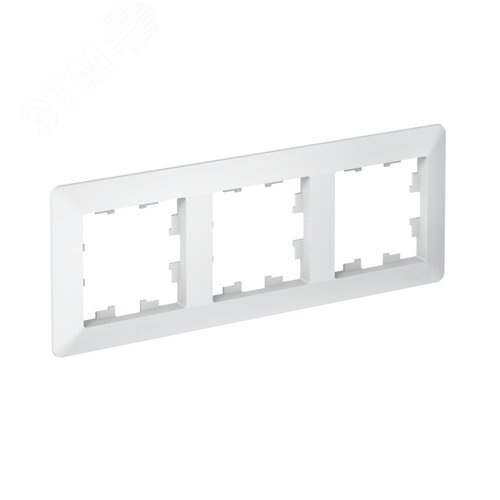 ATLASDESIGN AIR 3-постовая РАМКА, ЛОТОС/дымчатый белый - фото 2