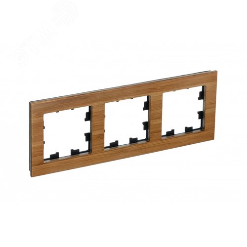 Изображение товара Рамка трехпостовая ATLASDESIGN NATURE, ДЕРЕВО БАМБУК (шт)