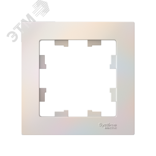 Рамка однопостовая ATLASDESIGN жемчуг - фото 5