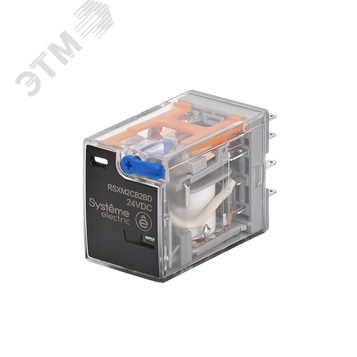 Изображение товара Реле промежуточное 10A 2CO 24VDC тест кнопка LED (шт)