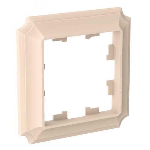 ATLASDESIGN ANTIQUE 1-постовая рамка, ПЕСОЧНЫЙ - фото 5