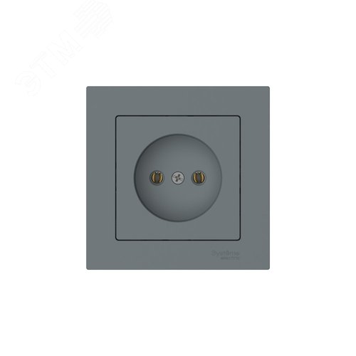 ATLASDESIGN РОЗЕТКА без заземления, 16А, в сборе, быстрозажимные клеммы, ГРИФЕЛЬ - фото 4