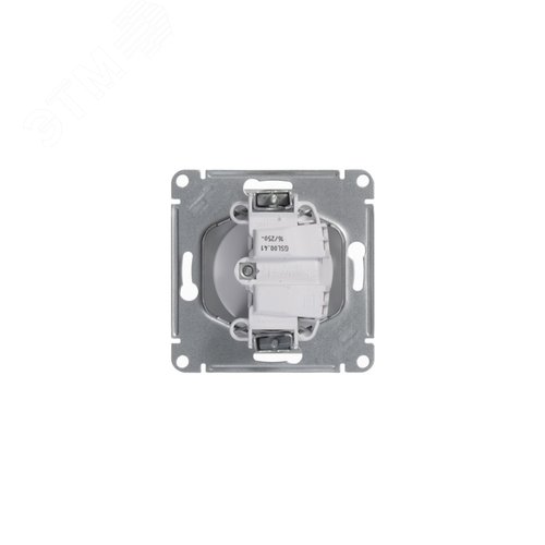 GLOSSA Розетка без заземления в рамку белая - фото 12