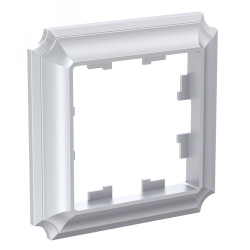 ATLASDESIGN ANTIQUE 1-постовая рамка, АЛЮМИНИЙ - фото 3