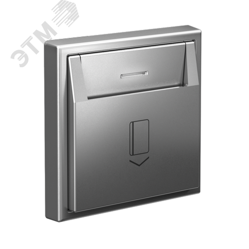 ARTGALLERY ВЫКЛЮЧАТЕЛЬ карточный 10А, без задержки времени, быстр.клемм., СТАЛЬ - фото 6