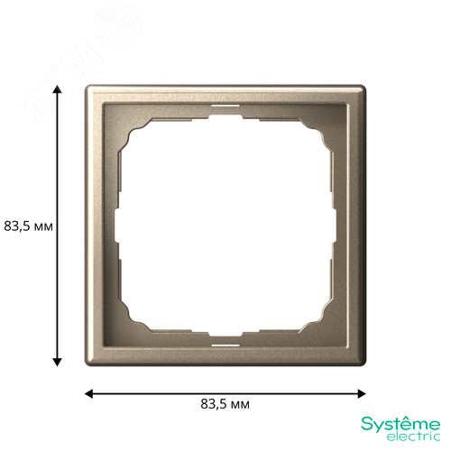 ARTGALLERY рамка 1-постовая, шампань - фото 4