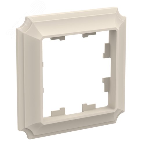 ATLASDESIGN ANTIQUE 1-постовая рамка, БЕЖЕВЫЙ - фото 3