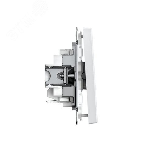 ARTGALLERY 1-клавишный ВЫКЛЮЧАТЕЛЬ, 10АХ, механизм, быстрозажимные клеммы, БЕЛЫЙ - фото 3