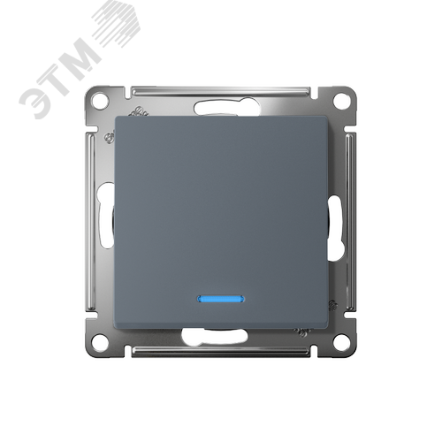 ATLASDESIGN 1-клавишный ВЫКЛЮЧАТЕЛЬ с подсветкой ,сх.1а, 10АХ, быстрозажимные клеммы, ГРИФЕЛЬ - фото 2