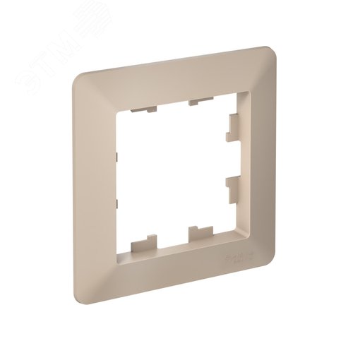 ATLASDESIGN AIR 1-постовая РАМКА, ПЕСОЧНЫЙ/дымчатый белый - фото 4