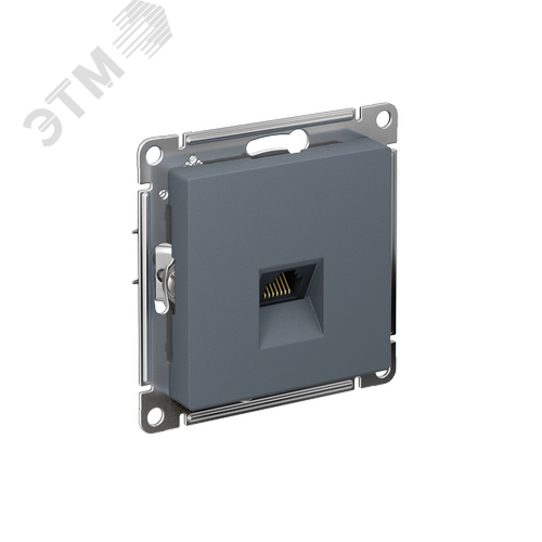 Изображение товара Розетка ATLASDESIGN компьютерная RJ45 механизм грифель (шт)