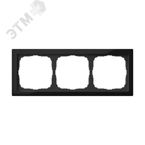 ARTGALLERY PURE 3-постовая РАМКА, ОРГАНИЧЕСКОЕ СТЕКЛО ЧЕРНЫЙ - фото 2