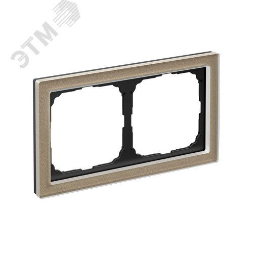 ARTGALLERY PURE 2-постовая РАМКА, ОРГАНИЧЕСКОЕ СТЕКЛО ШАМПАНЬ - фото 1