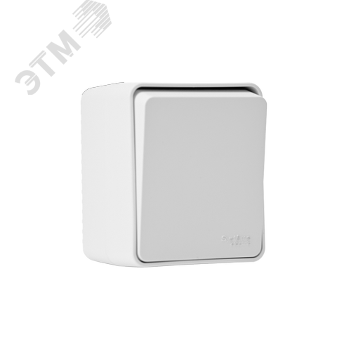 AtlasDesign PROFI IP54 О/У 1-клавишный кнопочный ВЫКЛЮЧАТЕЛЬ 10 АХ, БЕЛЫЙ - фото 3