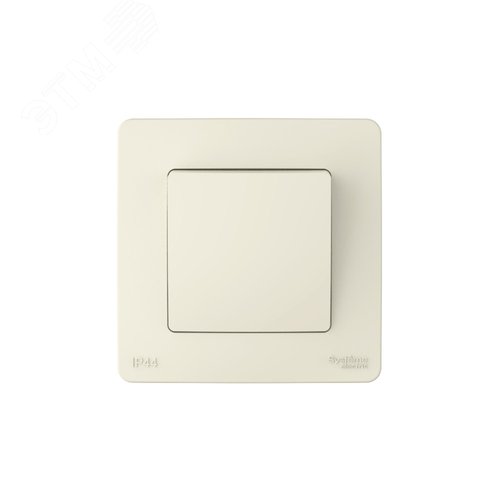 BLANCA С/У IP44 1-клавишный ПЕРЕКЛЮЧАТЕЛЬ (сх.6), 10AX, 250В, МОЛОЧНЫЙ - фото 3