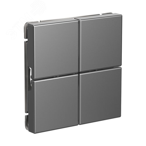 ARTGALLERY 4-клавишный ВЫКЛЮЧАТЕЛЬ СЦЕНАРНЫЙ, сх. 1,  СТАЛЬ - фото 2