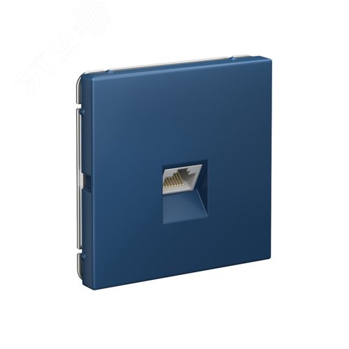 ARTGALLERY розетка компьютерная RJ45, кат. 6A, механизм, аквамарин - фото 2