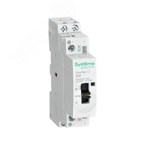 Контактор 2P 2НО 20A AC 230В-230В City9 Set C9C32220 Systeme Electric