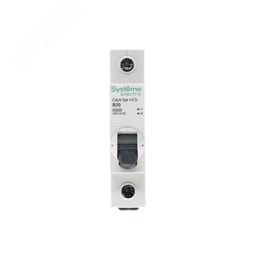 Выключатель автоматический однополюсный 20А B 4.5kA 230В City9 Set - фото 12