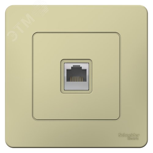 BLANCA С/У РОЗЕТКА компьютерная RJ45, кат.5E, БЕЖЕВЫЙ - фото 3