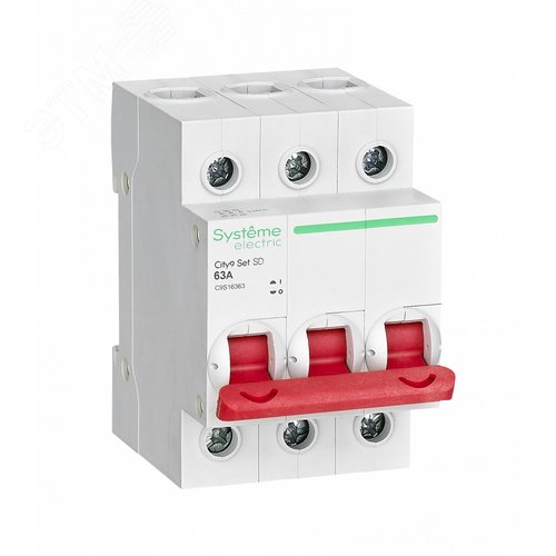 Выключатель нагрузки (ВН) 3P 63А 400В City9 Set - фото 1