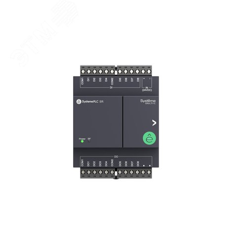 Изображение товара Модуль ввода/вывода дискретный, 24 VDC, 16 IO: 8 дискретных входов, 8 дискретных выходов (реле, 3 A) (шт)