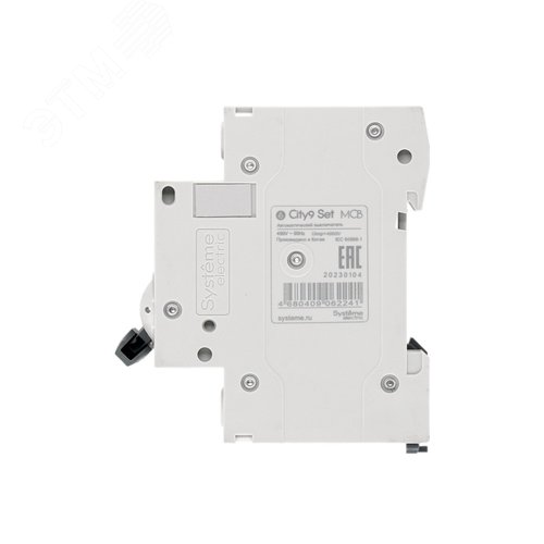 Выключатель автоматический двухполюсный 20А С 4.5kA 230В City9 Set - фото 4