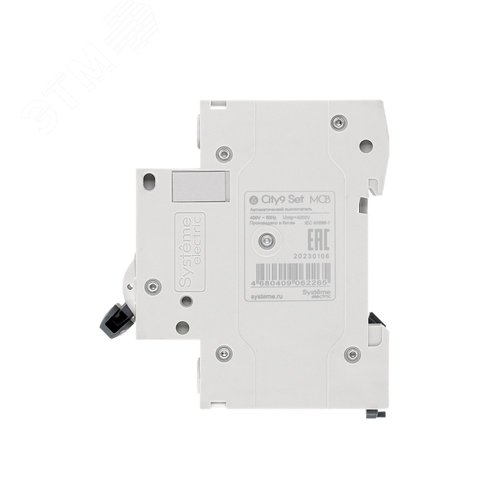 Выключатель автоматический двухполюсный 25А С 4.5kA 230В City9 Set - фото 6