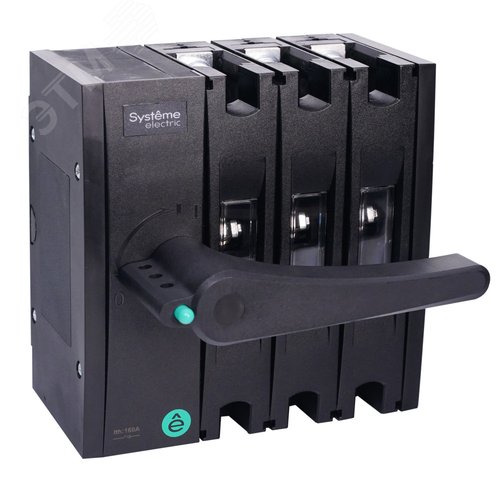 Изображение товара ВЫКЛ.-РАЗЪЕДИНИТЕЛЬ SYSTEMEPACT SD160 3P 100A РУКОЯТКА СЛЕВА ФРОНТ._РУКОЯТКА ЗАКАЗЫВАЕТСЯ ОТДЕЛЬНО (шт)