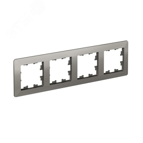 ATLASDESIGN AIR 4-постовая РАМКА, СТАЛЬ/дымчатый черный - фото 1